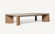 Chloe Teak Rectangle Coffee Table