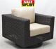 Olivia Wicker Swivel Lounge