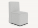 Santorini Cushion Armless Dining Chair