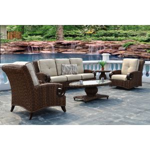 Antigua Wicker Deep Seating Set