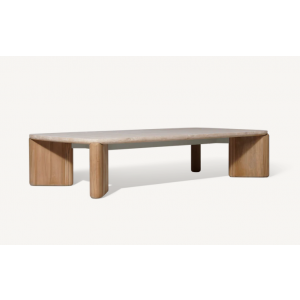 Chloe Teak Rectangle Coffee Table