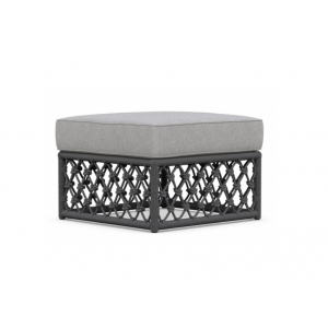 Amelia Woven Rope Ottoman